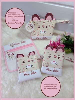 Kit escolar personalizado.