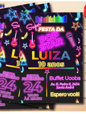 Convite balada 15 anos