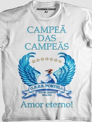 Camiseta portela escola de samba carnaval