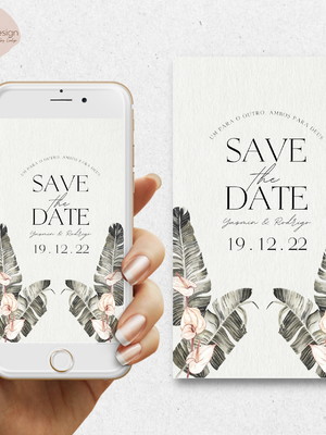 Save the date digital - minimalisa