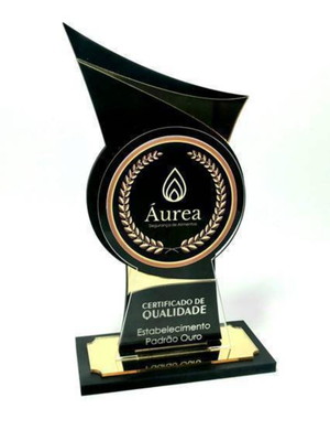 Troféu personalizado qrd