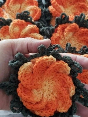 Flores de crochê