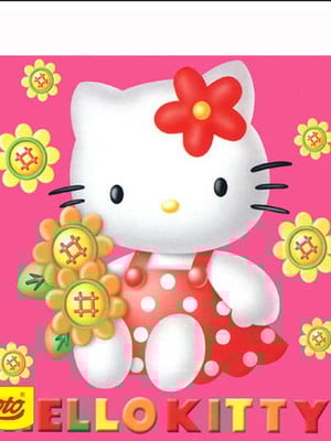Rótulo para batom hello kitty