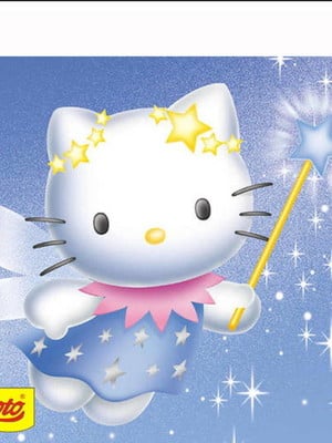 Rótulo para batom hello kitty