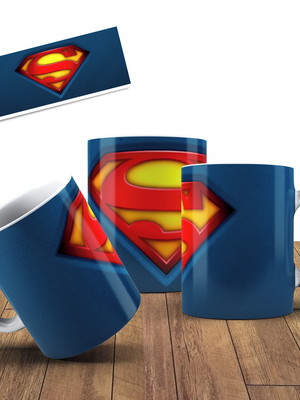 Caneca cerâmica superman