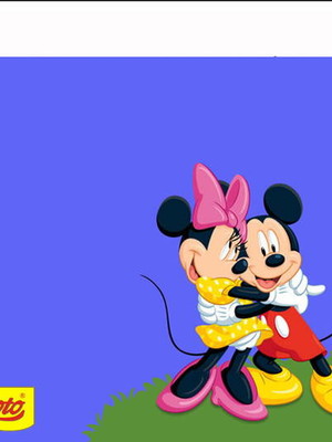 Rótulo para batom mickey e minnie