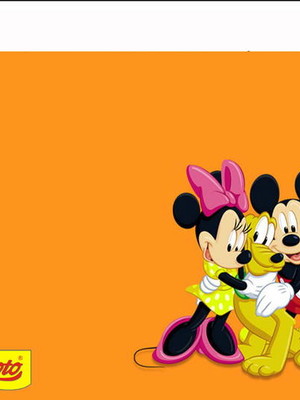 Rótulo para batom mickey e minnie