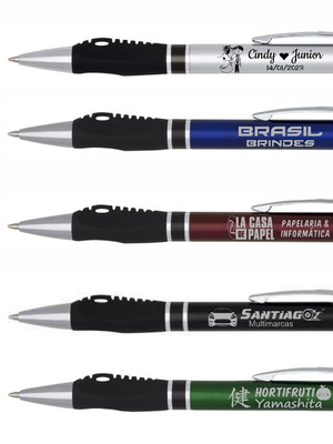 100 canetas personalizadas com sua logo