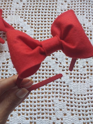 Tiara/arco branca de neve