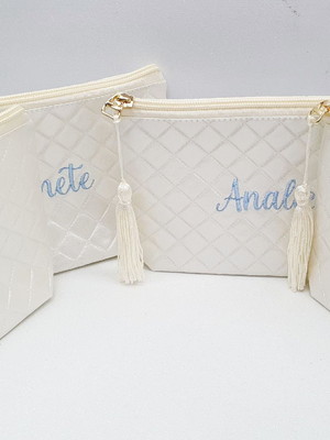 Necessaire personalizada madrinha lembrancinha