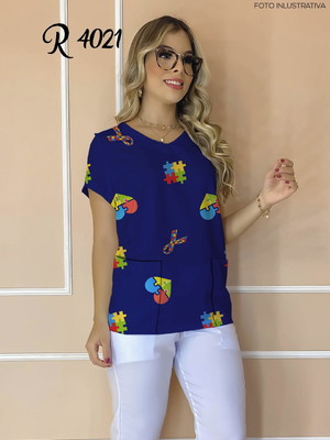 Bata c/ bolso autismo, educação especial
