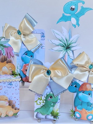 Papelaria personalizada dinossauros baby