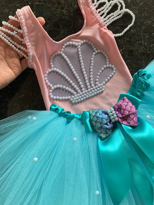 Fantasia da ariel sereia infantil