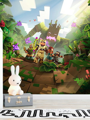 Painel adesivo de parede minecraft 3d