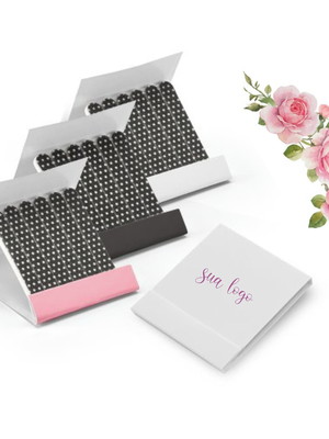 100 kit lixas personalizadas logo