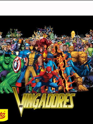 Rótulo para batom os vingadores