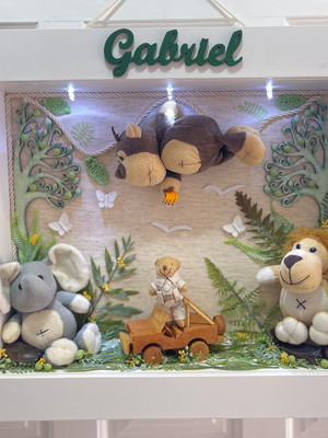 Quadro maternidade amor maior - safari