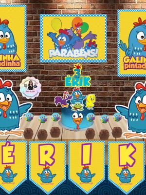 Kit só um bolinho galinha pintadinha kit 2