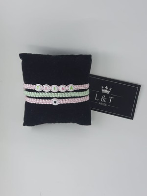 Kit pulseira macramê