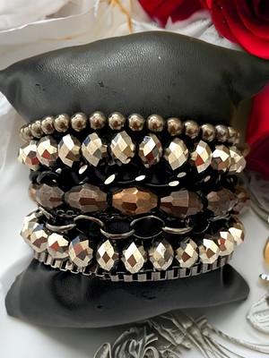 Pulseira com fecho de imã