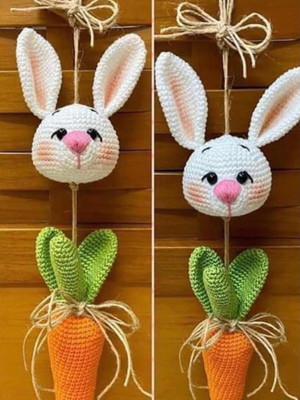Receita coelho pascoa amigurumi