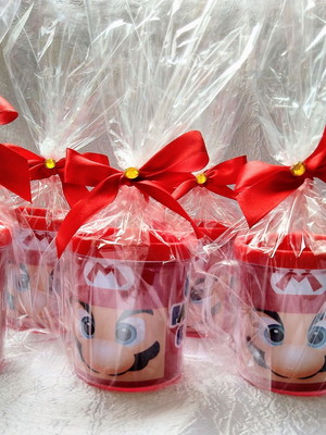 Caneca acrilica super mario bross