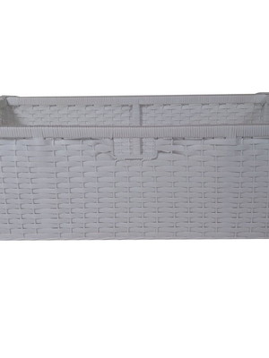Cesto gaveta sintético branco 60x40x28