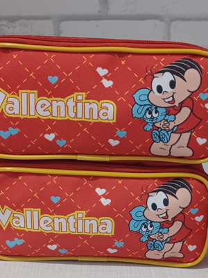 Necessaire / estojo com alça mônica