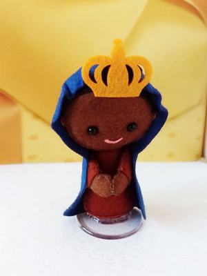 Nossa senhora aparecida em feltro