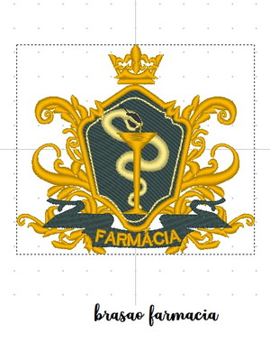 Matriz de bordado farmácia