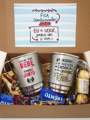 Box namorados - casal que bebe junto