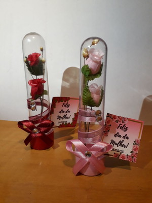 Tubete com rosas grande
