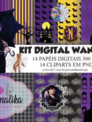 Kit digital wandinha