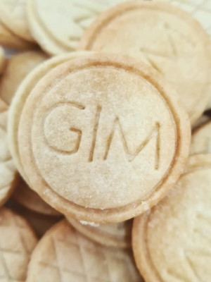 100 biscoitos amanteigados personalizado com logomarca