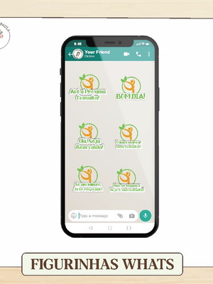 Figurinhas personalizadas whatsapp / nutricionista