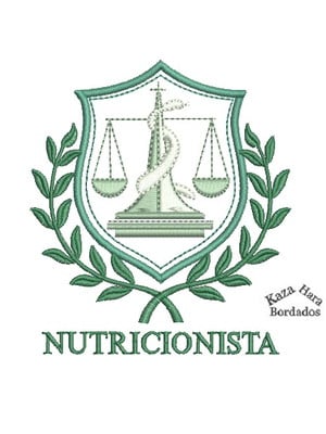 Matriz bordado nutricionista 1 - kaza hara bordados
