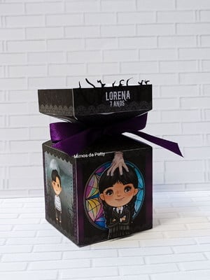 Caixa meia bala wandinha