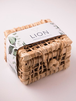 Caixa palha com 3 cookies personalizados