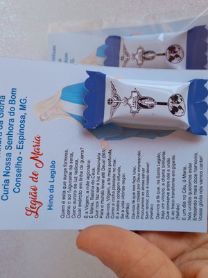 Bala com card personalizado