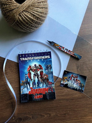 Bloquinho transformers personalizado