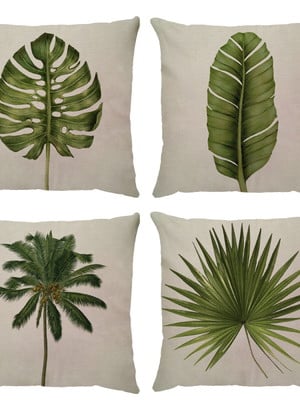 Capa de almofada boho galhos terracota