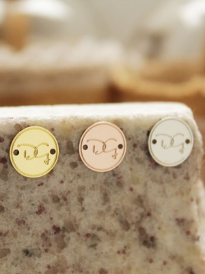 Tag de metal personalizada (50un.)
