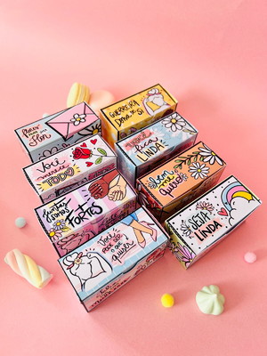 Caixa 2 doces dia das mulheres