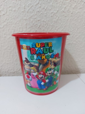 Baldinho de pipoca mario bros