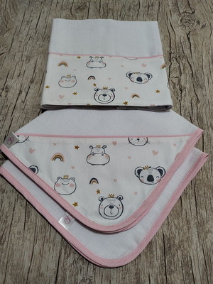 Kit de fraldinhas com 3 peças