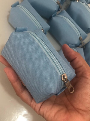 Mini nécessaire box azul bebê