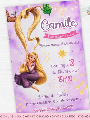 Convite digital rapunzel mod4
