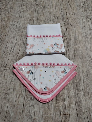 Kit de fraldinhas com 3 peças