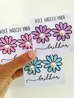 Tag com brinco dia da mulher