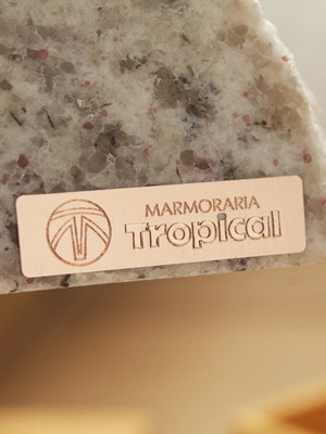 Tag de metal para embalagens personalizadas (3cm) - 400un